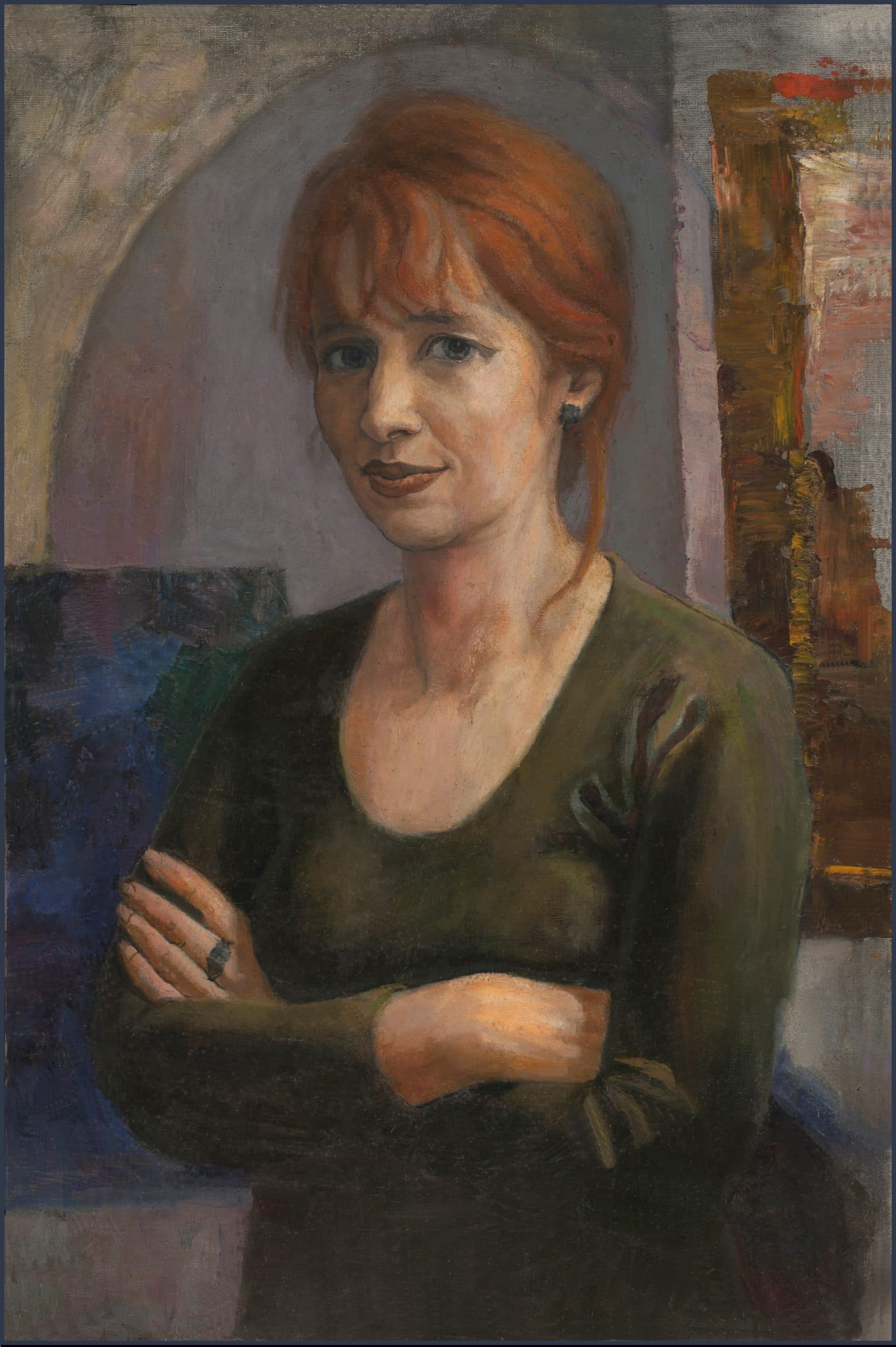 Ivonna Veiherte, Dags Vidulejs ⓒ www.dags.lv/ oil/canvas 90x60cm /  Happy Art Museum